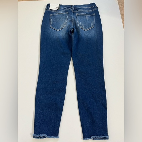 Kan Can Mid rise Ankle Skinny Jeans Size 9 / 28 New with Tags - Picture 7 of 11